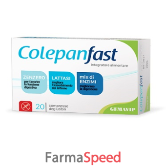 colepanfast 20 compresse 400 mg