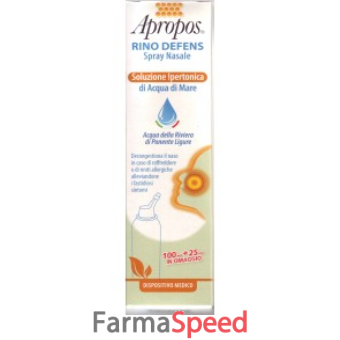 apropos rino defens soluzione ipertonica 125 ml