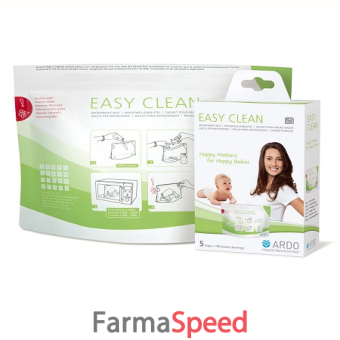 ardo easy clean sterilizzatore microonde scatola 5 buste