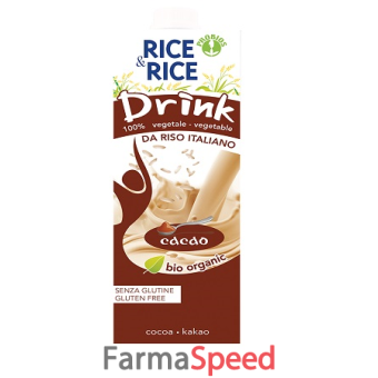 rice&rice bevanda di riso con cacao 1 lt