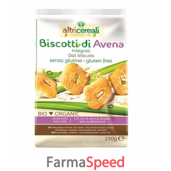 altricereali biscotti all'avena integrali 250 g