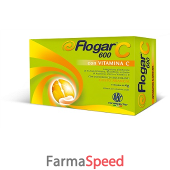 flogar c 600 con vitamina c 14 bustine gusto arancia