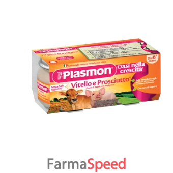 plasmon omogeneizzato vitello - prosciutto 4 x 80 g