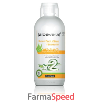 aloevera2 succo puro d'aloe doppia concentrazione + enertonici 1 litro