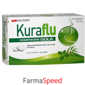 kuraflu gola eucalipto 20 compresse 1,5 g