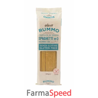 rummo spaghetti n3 di riso integrale e mais 400 g