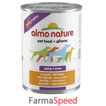 almo nature dogs daily menu con pollo 400g