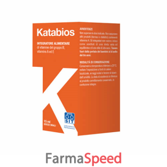 katabios 60+ gocce 15 ml