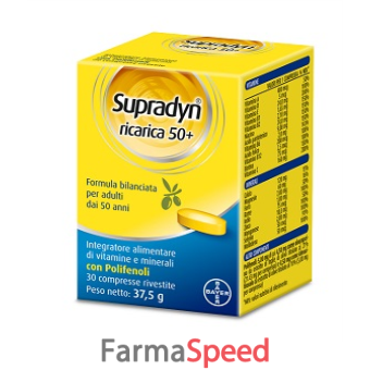 supradyn ricarica 50+ 30 compresse