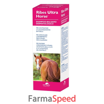 ribes horse shampoo balsamo dermatologico ultra 1 litro