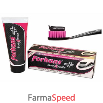 dentifricio forhans gel black4white