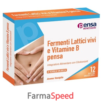 fermenti lattici vivi e vitamine b 12 vaniglia bustine orosolubili