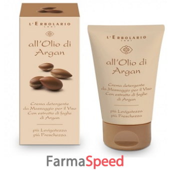 olio argan detergente massaggio viso