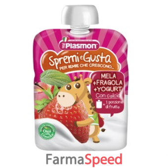 spremi e gusta fragola mela yogurt 85 g