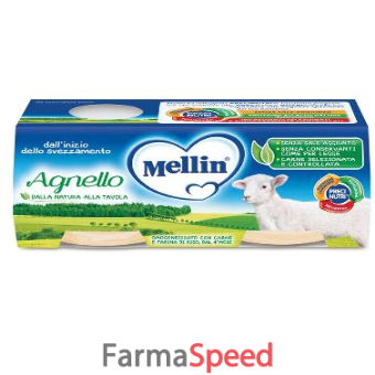 mellin omogeneizzato agnello 2 x 120 g