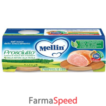 mellin omogeneizzato prosciutto 2 pezzi x 80 g