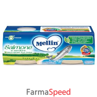 mellin omogeneizzato salmone 2 x 80 g