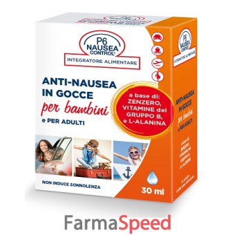 p6 nausea control gocce antinausea 30 ml