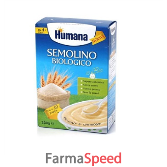 humana semolino biologico 230 g