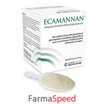 ecamannan polvere 50 g senza zuccheri