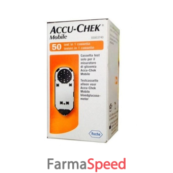 strisce misurazione glicemia accu-chek mobile 50 test mic 2