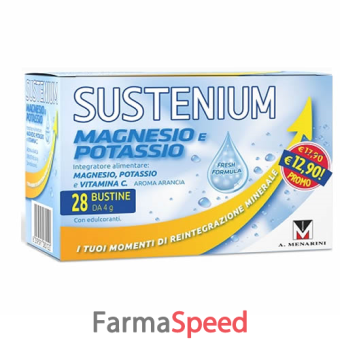 sustenium magnesio potassio 28 bustine promo