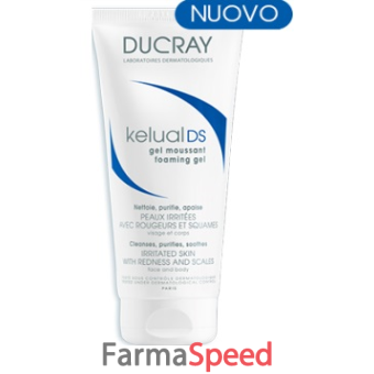 kelual ds gel detergente viso corpo 200 ml ducray