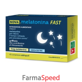 nova melatonina fast 45 compresse 1mg di melatonina