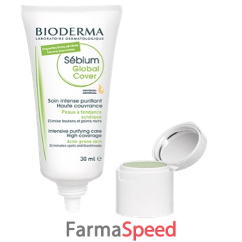 sebium global cover 30 ml + tappo con stick correttore 2 g