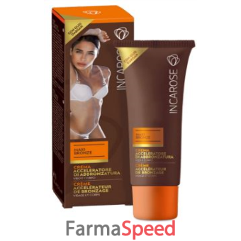 incarose maxi bronze crema acceleratore di abbronzatura 125 ml