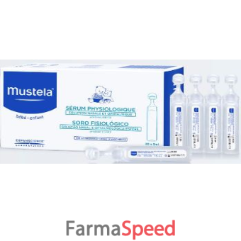 mustela soluzione fisiologica 20 fiale 5 ml monouso