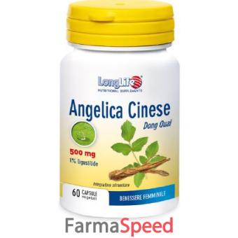 longlife angelica cinese 60 capsule vegetali