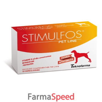 stimulfos pet line cane mangime complementare 30 compresse