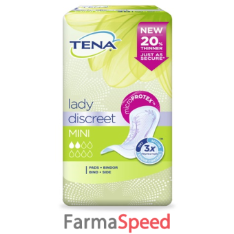 pannolone sagomato tena lady discreet mini 20 pezzi