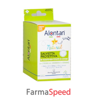 alontan natural salvietta monouso 12 pezzi