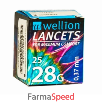 lancette pungidito wellion lancet 28g 25 pezzi