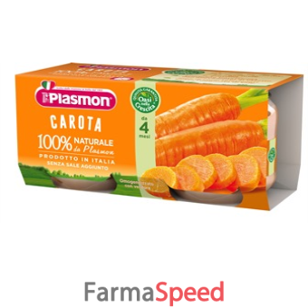 plasmon omogeneizzato carota 2 x 80 g