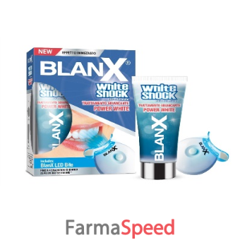 blanx white shock trattamento power white gel 30 ml con bite