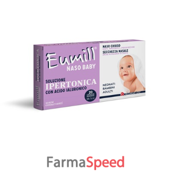 eumill naso baby soluzione ipertonica 20 flaconcini monodose 5 ml