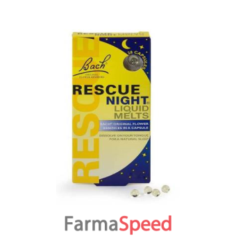 rescue night liquid melts senza alcool 28 capsule