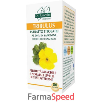 tribulus estratto titolato 80 pastiglie