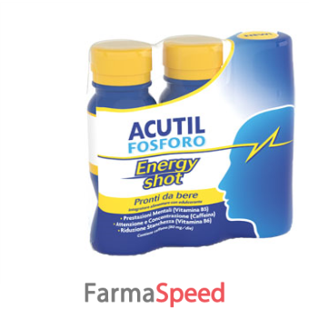 acutil fosforo energy shot 3 x 60 ml