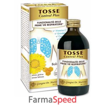 tosse control plus 200 ml liquido analcolico