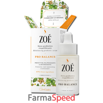 zoe' pro balance siero probiotico riequilibrante 30 ml