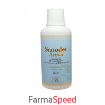 sanodet attivo shampoodoccia 500 ml