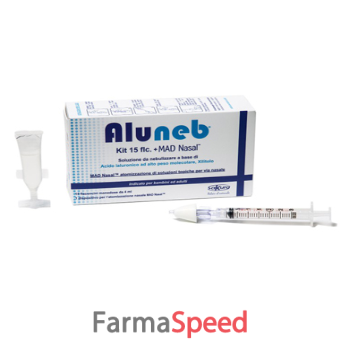 aluneb iso kit 15 flaconi da 4 ml + mad nasale