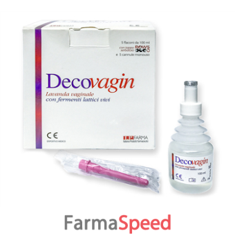 decovagin 5 flaconi da 100 ml + 5 cannule monouso