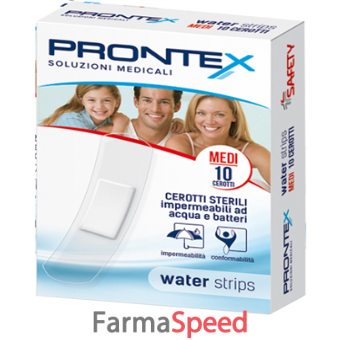 cerotto prontex water strips medio 10 pezzi