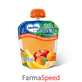 mellin 100% frutta mista 90 g