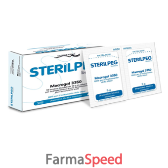 sterilpeg 10 bustine macrogol 3350 bipartite 10 g